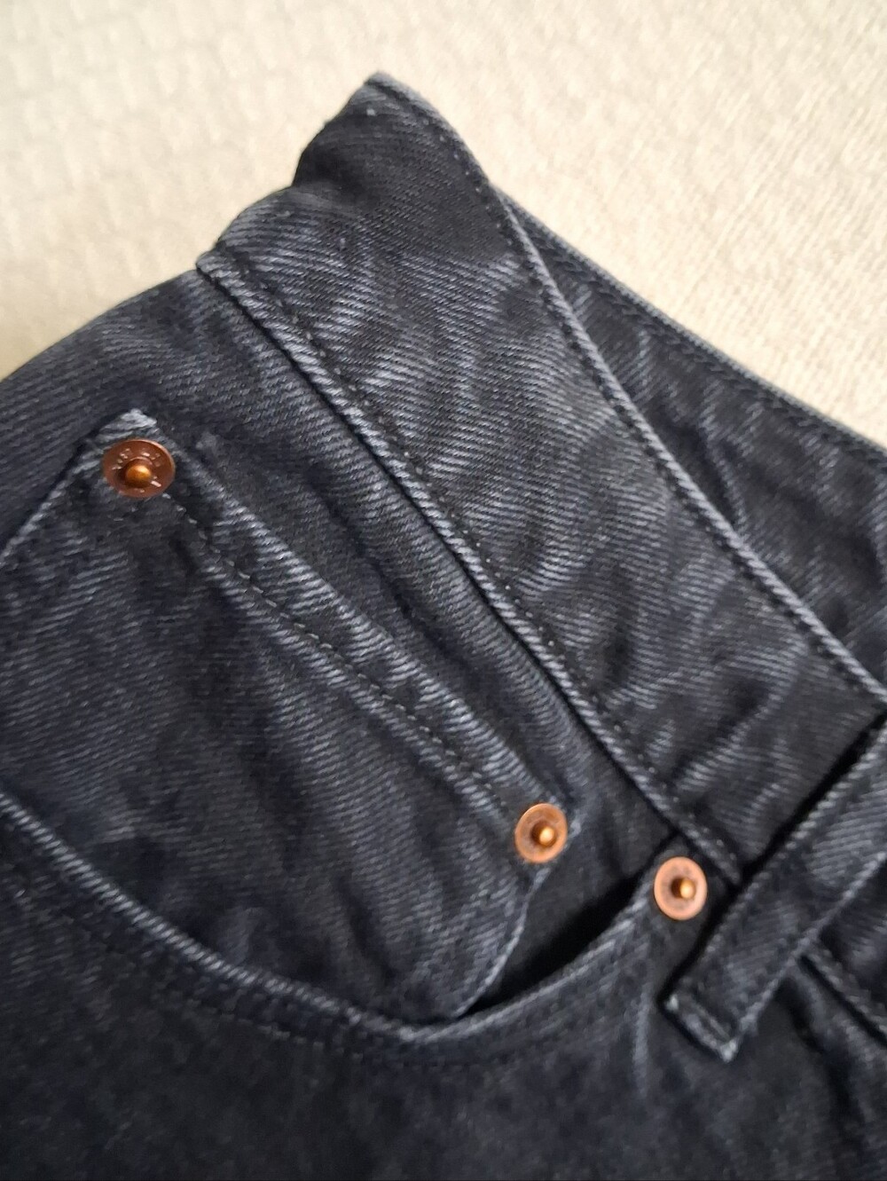 a&f ♡ curve love 90s relaxed high rise black jeans 33 16 long abercrombie - Picture 5 of 7